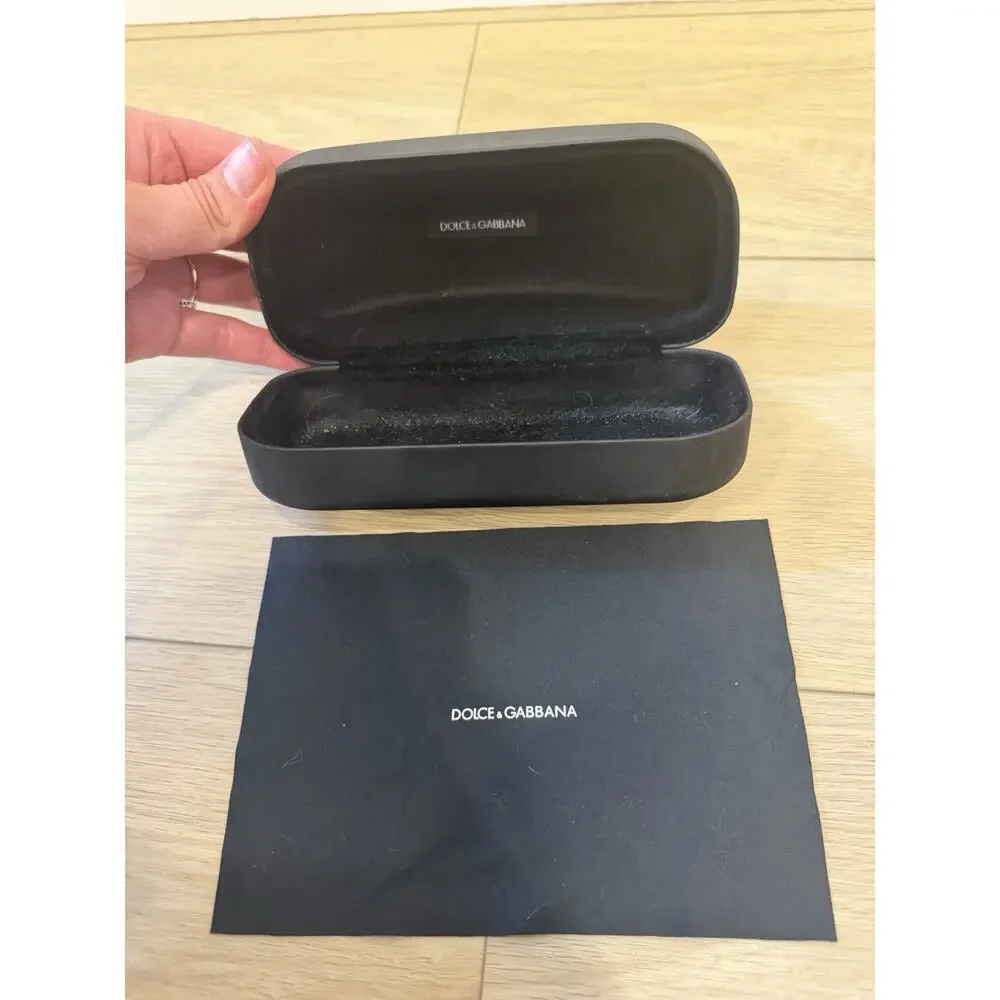 Dolce & Gabbana Unisex Black Solid Hard Shell Protective Box Sunglasses Case